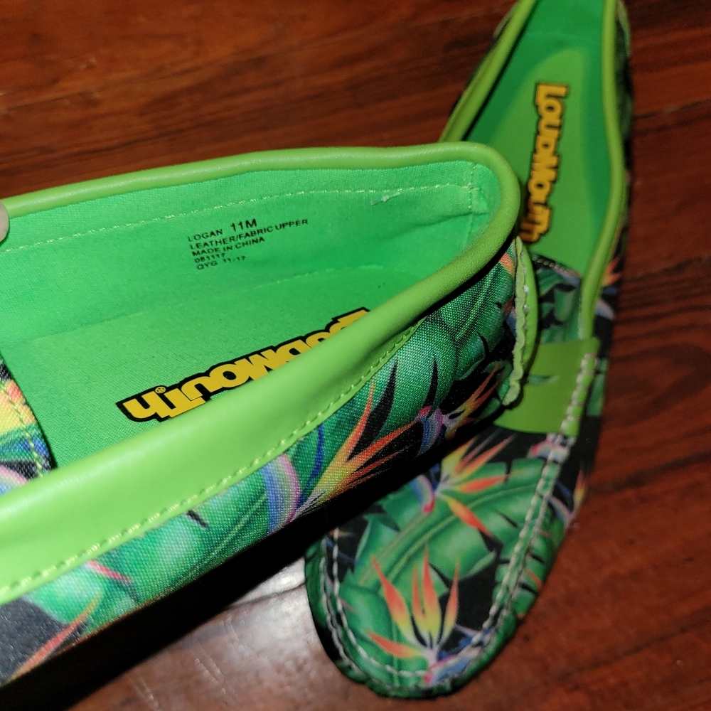 Loudmouth Logan tropic print penny loafer NWT - Picture 4 of 5
